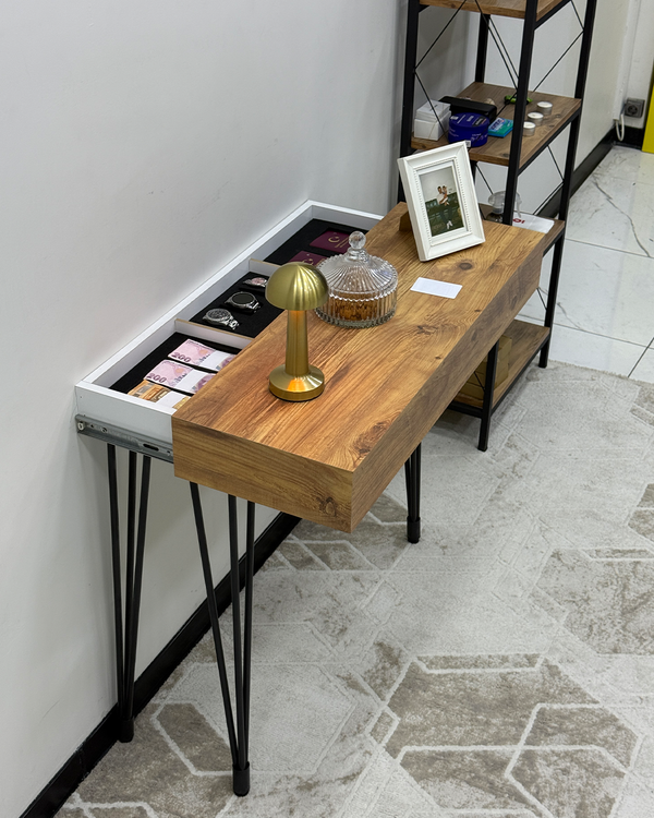 RFID Gizli Bölmeli Konsol (Ceviz)